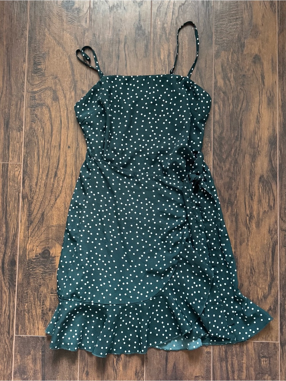 Princess Polly Caesura Mini Dress Green & White Mini Dress Size 6